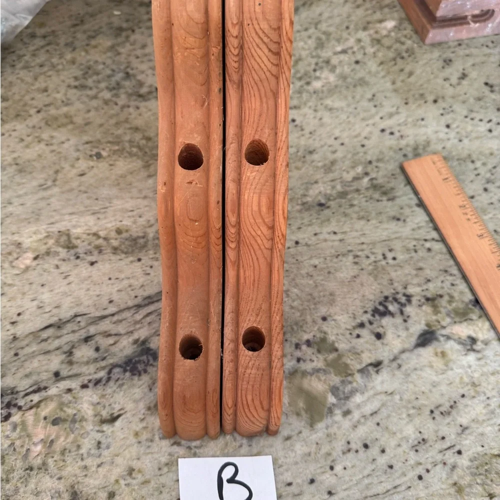 Several sets of Wood Grain Tan Decorative Wall Corbels or Shelf braces - Pair